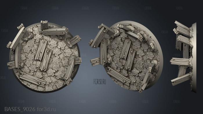 Harrowed Field decorated stl model for CNC