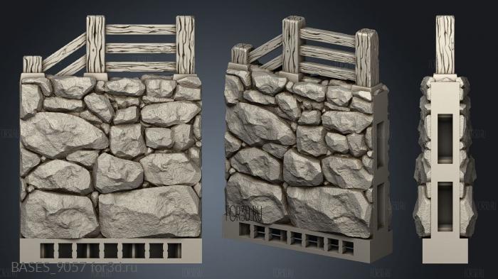 Walls Fences Fence stl model for CNC