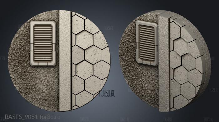 Hex Tiles Core stl model for CNC