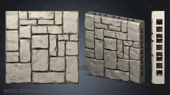 Hidden Crypt Floor Tiles stl model for CNC