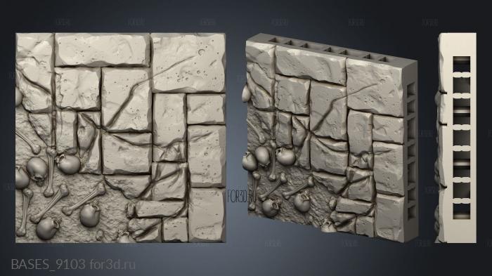 Hidden Crypt Floor Tiles stl model for CNC