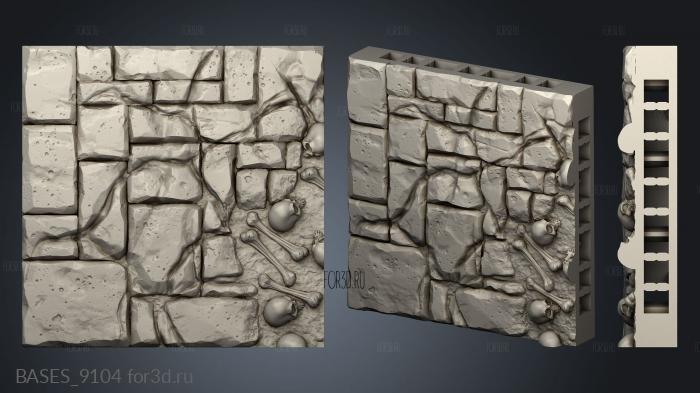 Hidden Crypt Floor Tiles stl model for CNC