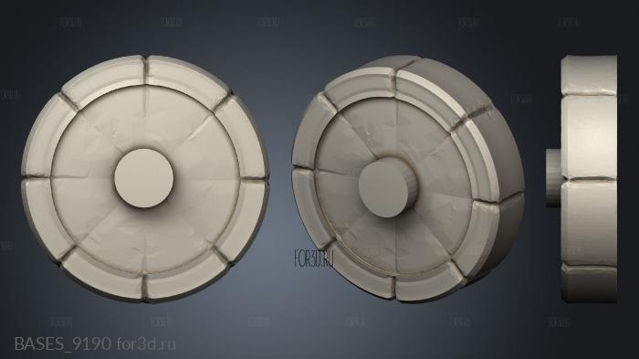 BASES_9190 stl model for CNC