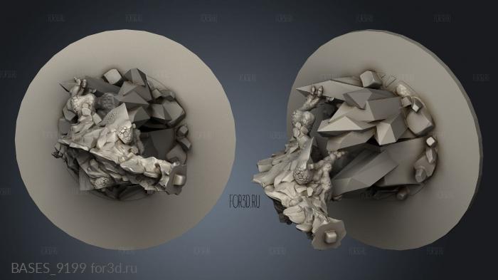 BASES_9199 stl model for CNC