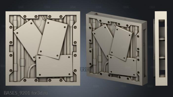 BASES_9201 stl model for CNC