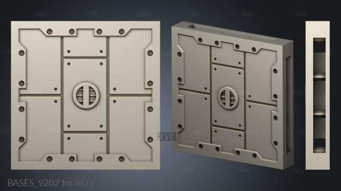 BASES_9202 stl model for CNC