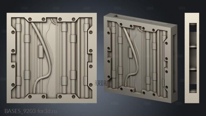 BASES_9203 stl model for CNC