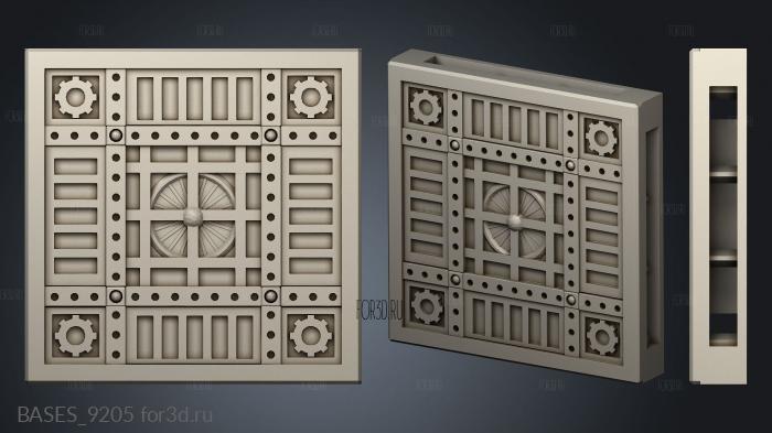 BASES_9205 stl model for CNC