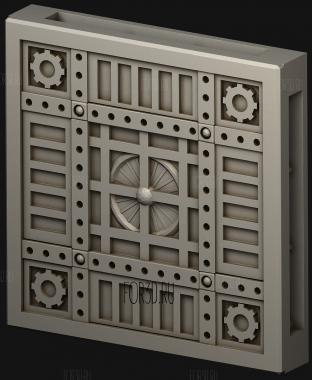 Промышленный пол 3d stl модель для ЧПУ