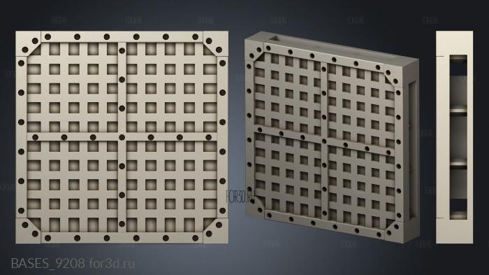 BASES_9208 stl model for CNC