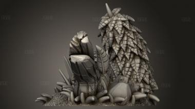 Хамелеон из Сердцевины Джунглей 3d stl модель для ЧПУ