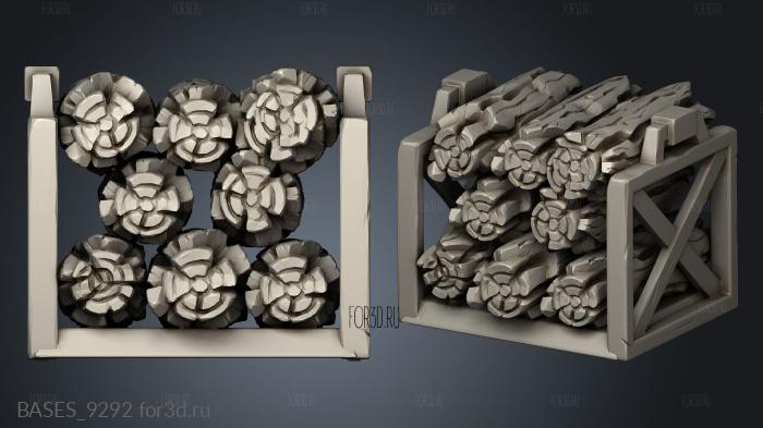 Terrain Wood Logs stl model for CNC