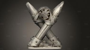 Актив Шипов СКАЛЬНОГО ПОЛЯ 3d stl модель для ЧПУ