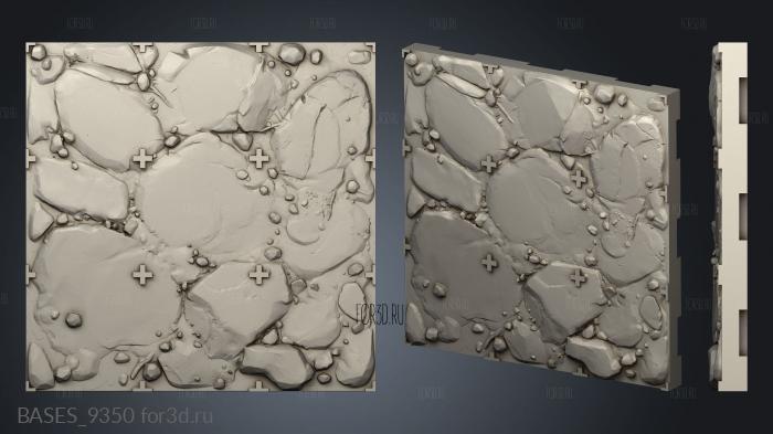 ROCK FIELD TILES stl model for CNC