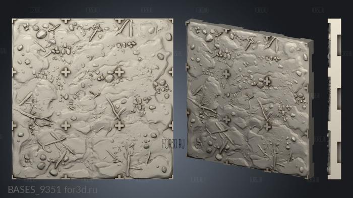 ROCK FIELD TILES stl model for CNC