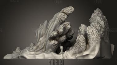 Дуэль волн Киогре 3d stl модель для ЧПУ