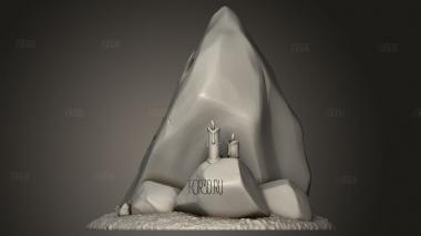 Ритуальный Камень Легендарной местности Деймур 3d stl модель для ЧПУ
