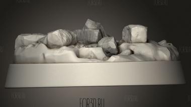 Знаменосец пехоты 3d stl модель для ЧПУ