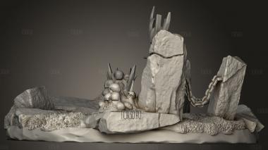 Гигантский Глютен Gluten 3d stl модель для ЧПУ