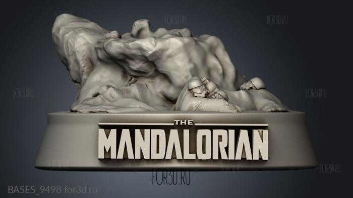 mandalorian battle vxup iliad stl model for CNC