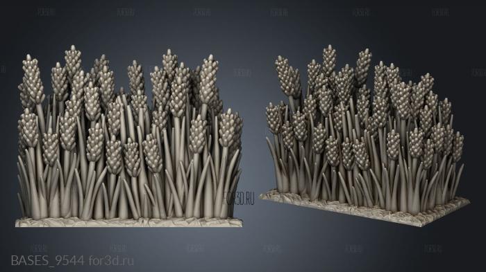 Meadows Terrain Core Lavender stl model for CNC