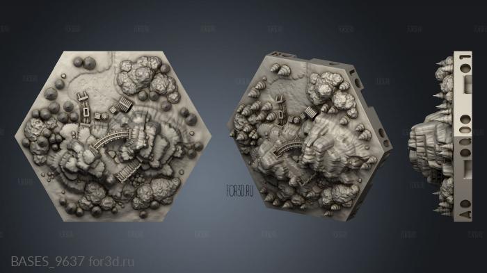 BASES_9637 3d stl модель для ЧПУ