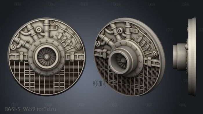 BASES_9659 stl model for CNC
