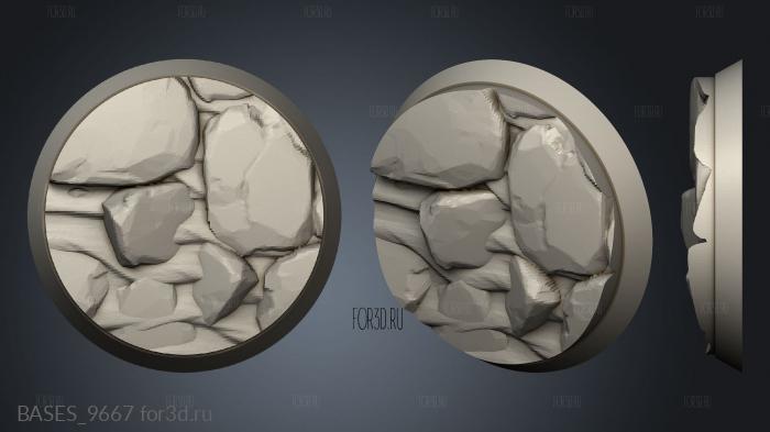 BASES_9667 stl model for CNC