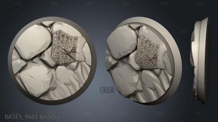 BASES_9681 stl model for CNC