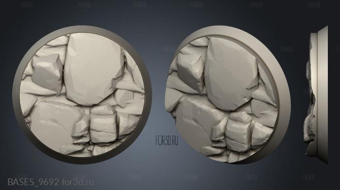 BASES_9692 stl model for CNC