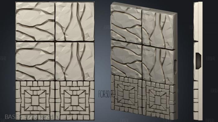 Modular mansion floor tiles 3d stl модель для ЧПУ