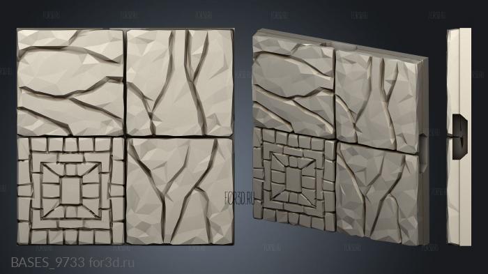 Modular mansion floor tiles 3d stl модель для ЧПУ