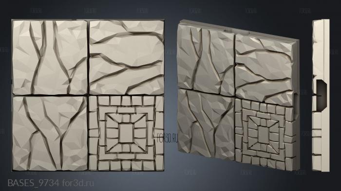 Modular mansion floor tiles