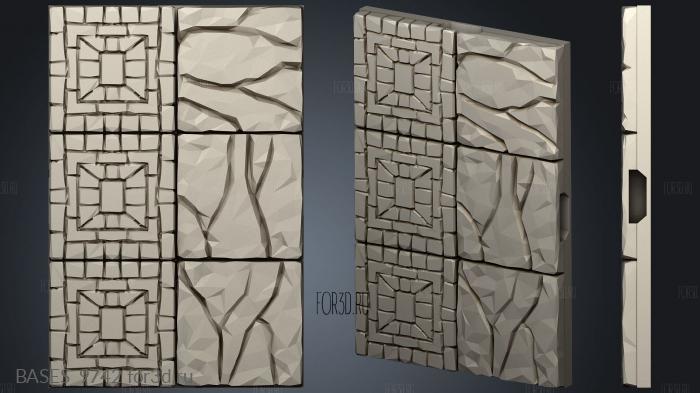 Modular mansion floor tiles 3d stl модель для ЧПУ