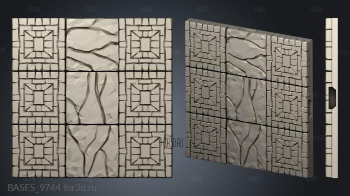 Modular mansion floor tiles