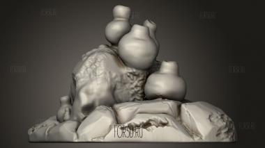 Особенности воды 3d stl модель для ЧПУ