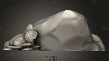 Людоеды и амазонки Карнинн,Первобытная скала Рева 3d stl модель для ЧПУ