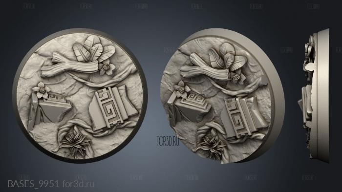 BASES_9951 3d stl модель для ЧПУ