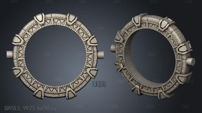BASES_9975 stl model for CNC