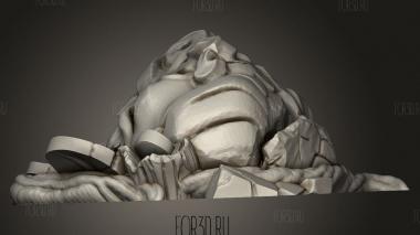 Разорение местности Людоедами и амазонками 3d stl модель для ЧПУ