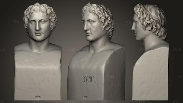 Alexander the Great stl model for CNC