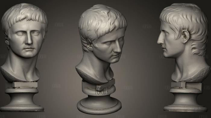 The Emperor Augustus 3d stl модель для ЧПУ