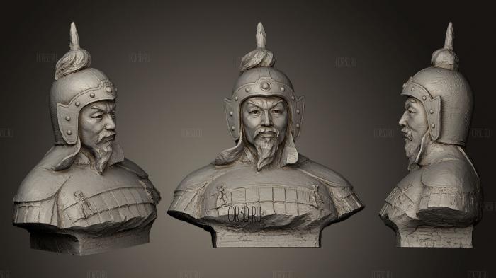 Soldier Sculpture Ru Xun Xiao stl model for CNC