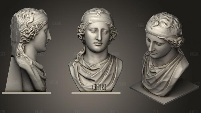 Aphrodite Bust (Sculpture) 3d stl модель для ЧПУ