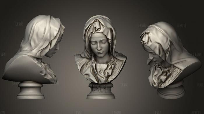 Bust Of Mary (From Pieta By Michelangelo)