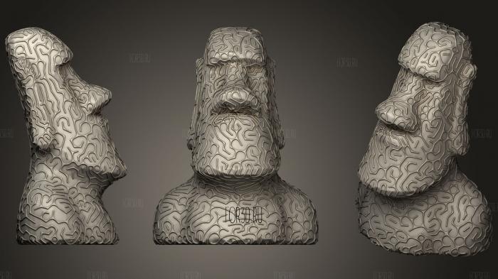 lors   Infinite Pattern   Moai By Dizingof stl model for CNC