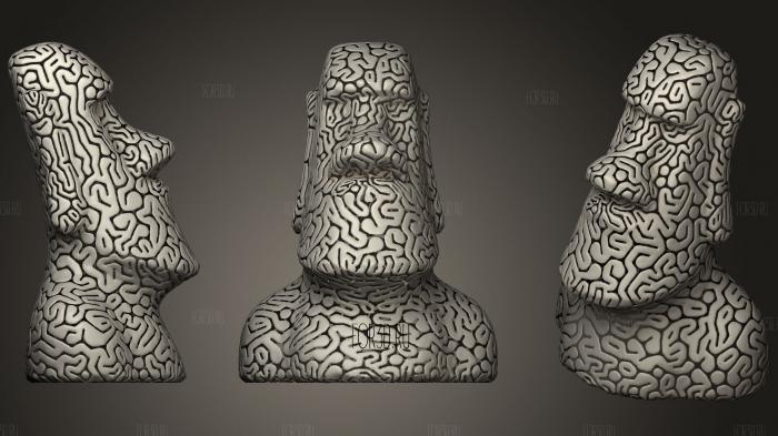lors   Infinite Pattern   Moai By Dizingof2 stl model for CNC