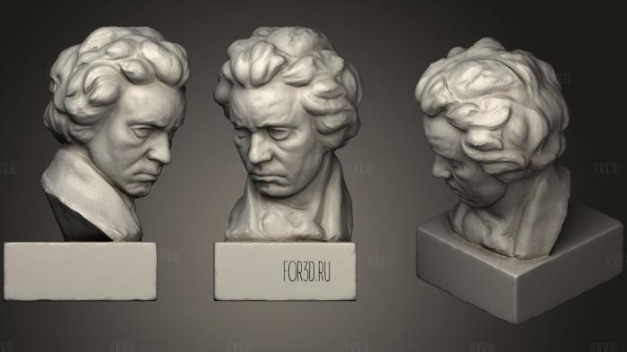 Ludwig Van Beethoven stl model for CNC