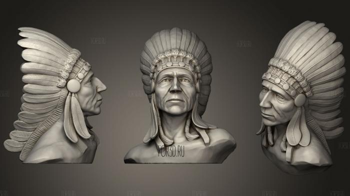 Native American Bust