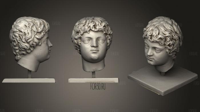 Portrait Of Caracalla stl model for CNC